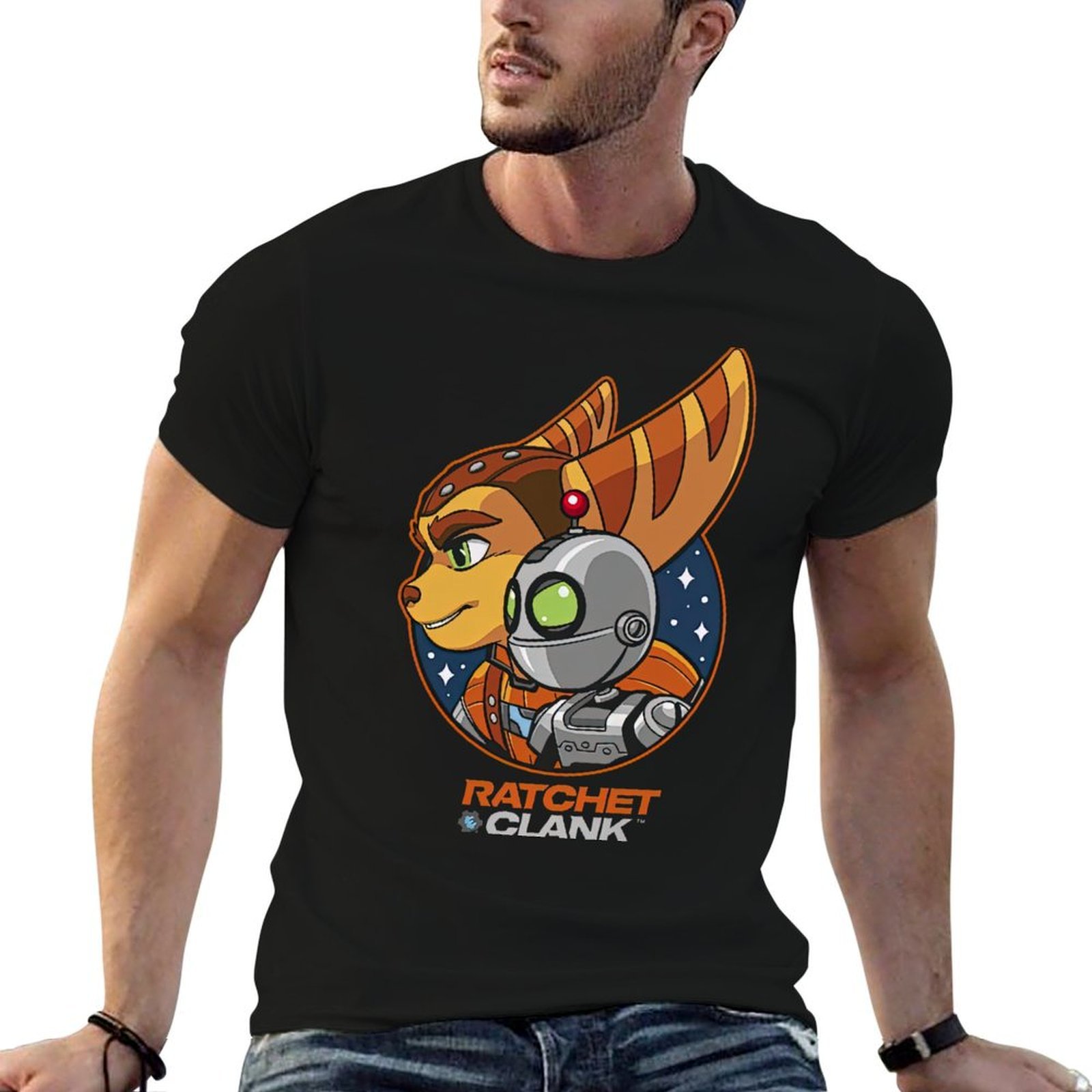 Board Game Quest - Koszulka męska Ratchet and Clank Rift