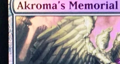 Board Game Quest - Karty Proxy Akroma's Memorial/Akromas Will, Czarne,
