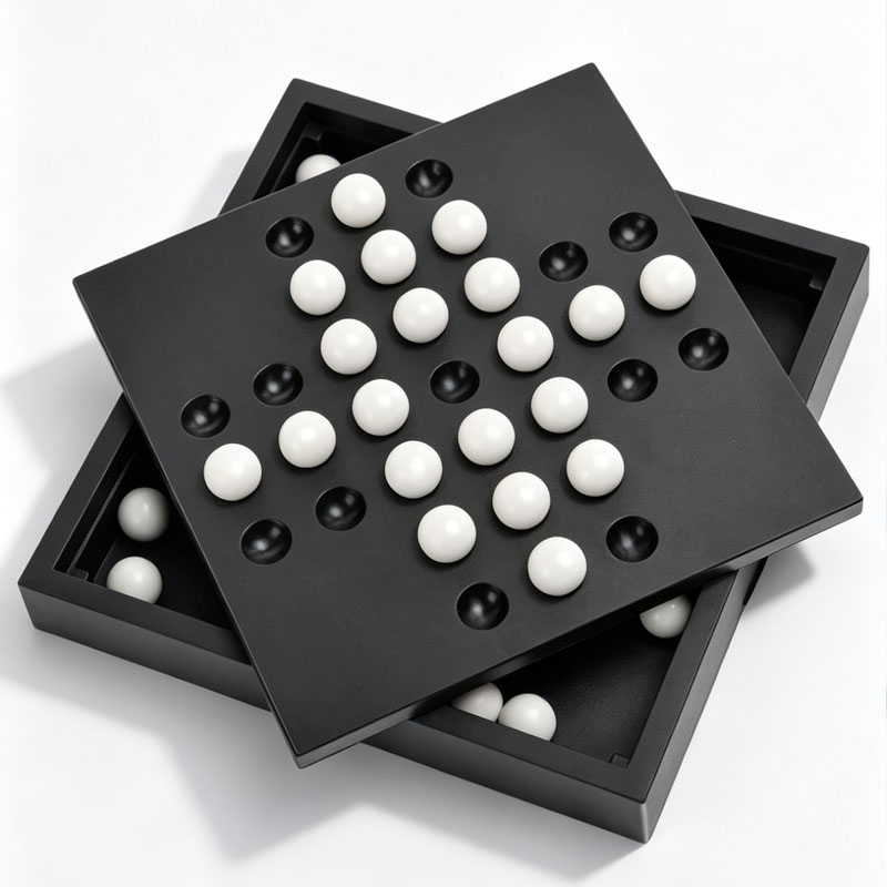 Board Game Strategi - Europejska Klasyczna Gra w Peg Solitaire,