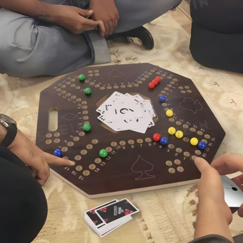 Board Game Electronic Table - Gry planszowe, 4 gracze, arabskie, gry