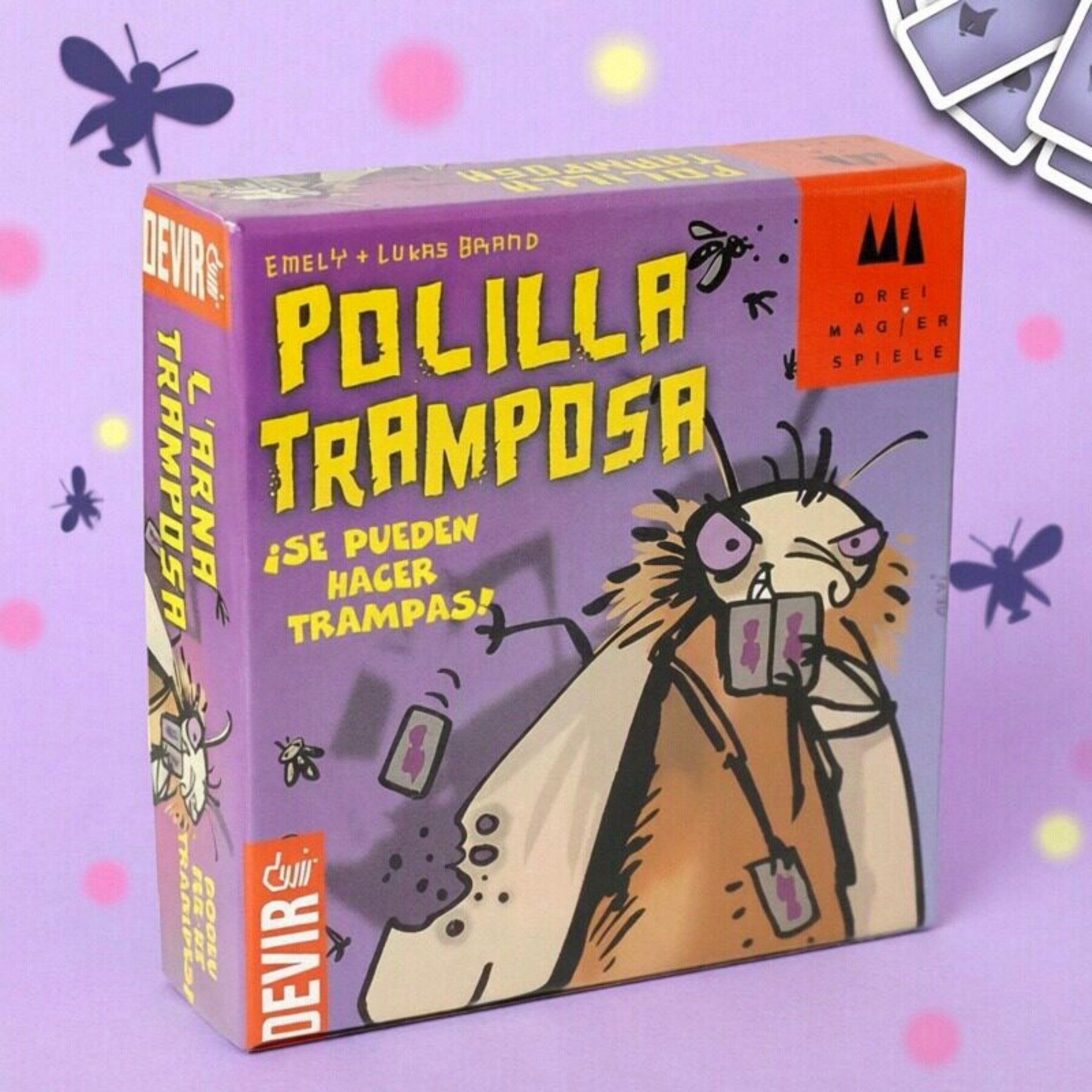Board Game Viral - Hiszpańska gra karciana Polilla Tramposa z