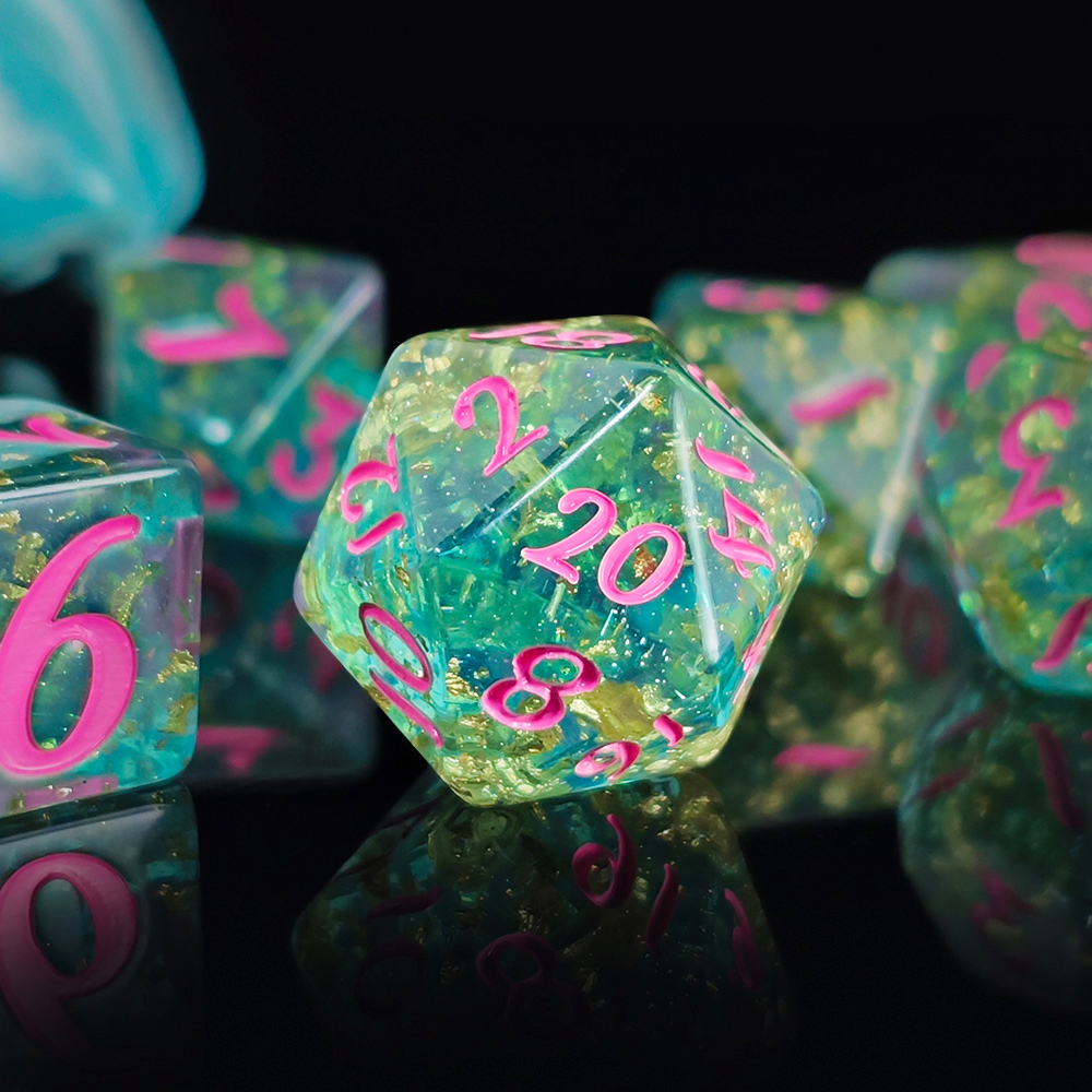 7 sztuk/zestaw Kostki z żywicy – Board Game Electronic Table recenzja i cena