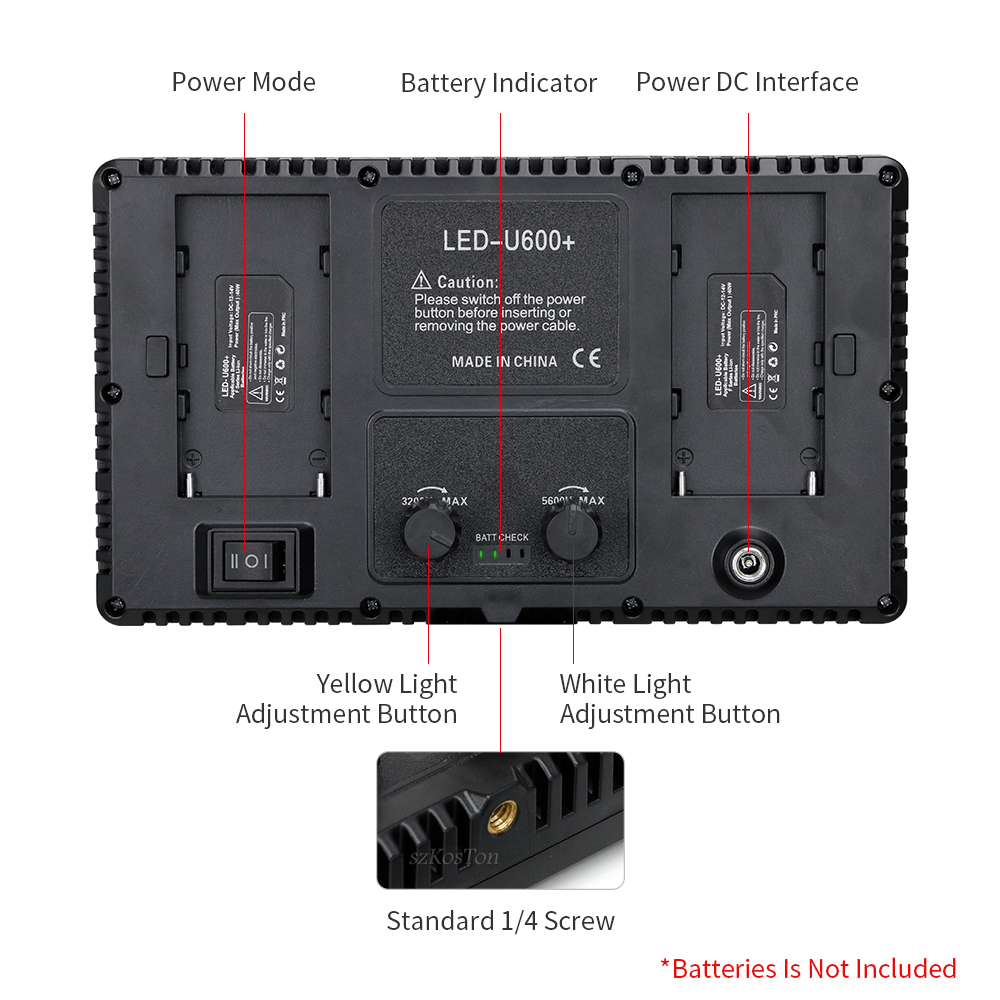 U800 LED Photo Studio Light dl – Board Game Video Games recenzja i cena