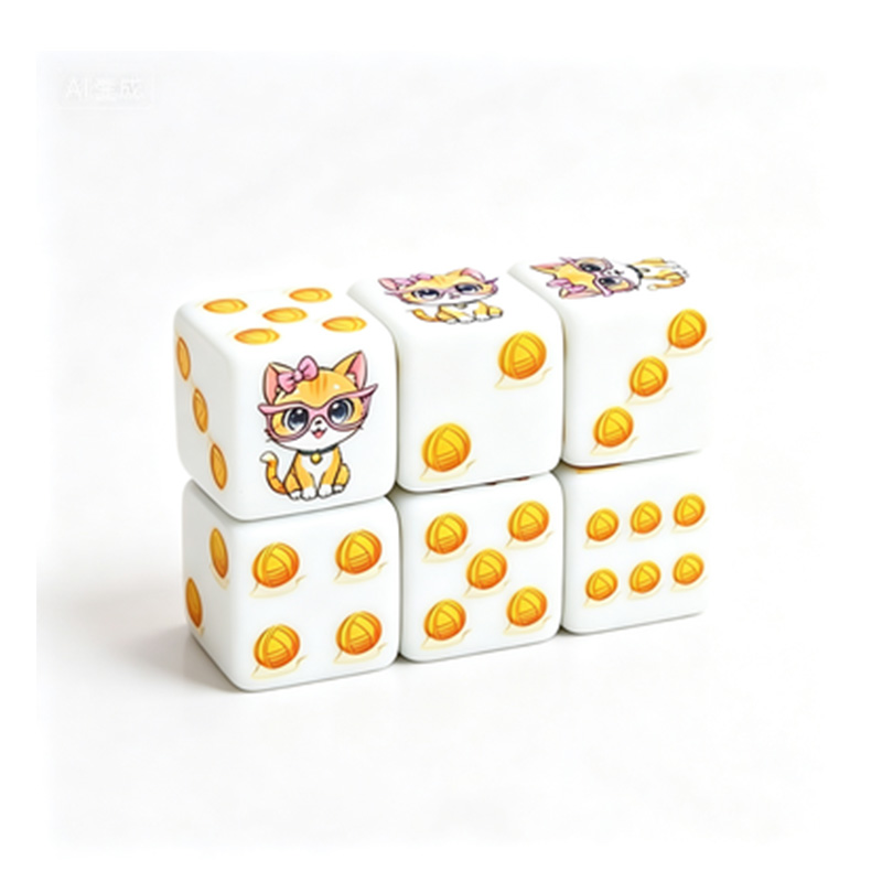 Zestaw 6 wielościanowych kości – Board Game Electronic Table recenzja i cena