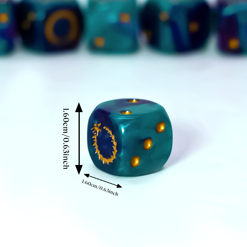 Zestaw 6 kostek D6 w kolorze z – Board Game Electronic Table recenzja i cena
