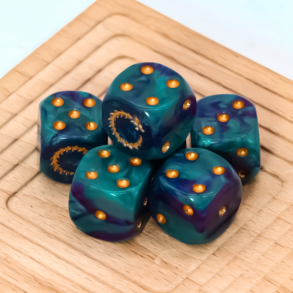 Zestaw 6 kostek D6 w kolorze z – Board Game Electronic Table recenzja i cena