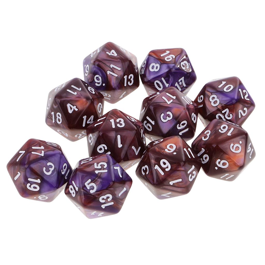 10 sztuk wielościenne 20-stron – Board Game Electronic Table recenzja i cena
