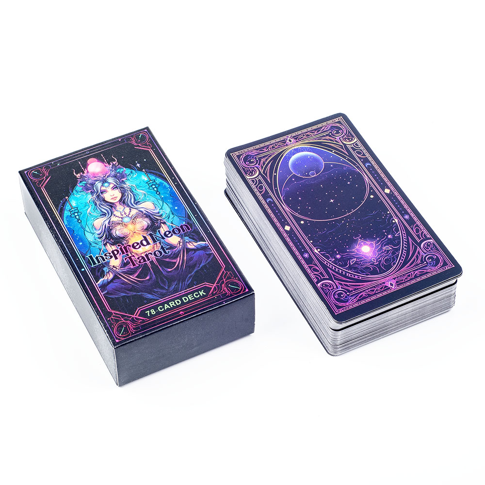 Inspired Neon Tarot Deck 78 Ka – Board Game Quest recenzja i cena