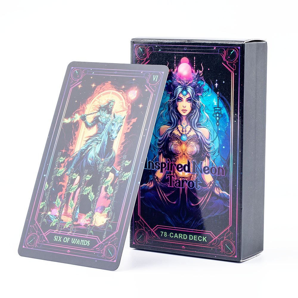 Inspired Neon Tarot Deck 78 Ka – Board Game Quest recenzja i cena