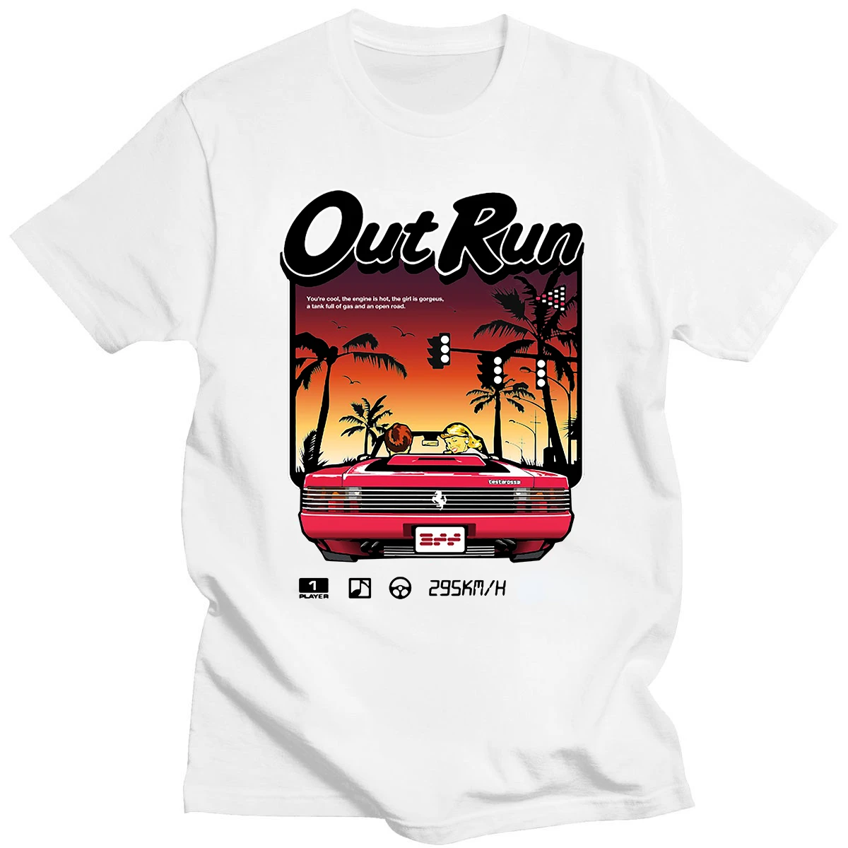 90s Vintage Out Run Top T Shir – Board Game Viral recenzja i cena